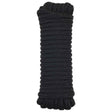 Vidaxl boottouw 14 mm 9 m zwart polyester