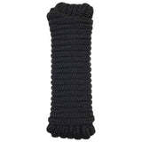 Vidaxl boottouw 14 mm 15 m zwart polyester
