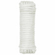 Vidaxl boottouw 16 mm 9 m wit polyester