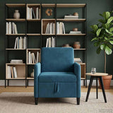 Vidaxl bank met opslag blauw 72 x 78 x 87 cm polyester