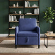 Vidaxl bank met opslag politieblauw 72 x 78 x 87 cm polyester