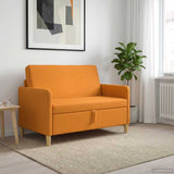Vidaxl bank met opslag donkergeel 122 x 78 x 87 cm polyester