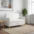 Vidaxl bank met opslag wit 122 x 78 x 87 cm polyester