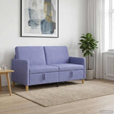 Vidaxl bank met opslag jeans blauw 152 x 78 x 87 cm polyester