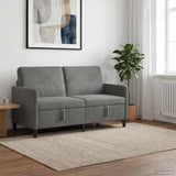 Vidaxl bank met opslag donkergrijs 152 x 78 x 87 cm polyester