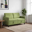 Vidaxl bank met opslag lichtgroen 152 x 78 x 87 cm polyester
