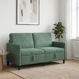 Vidaxl bank met opslag zeegroen 152 x 78 x 87 cm polyester