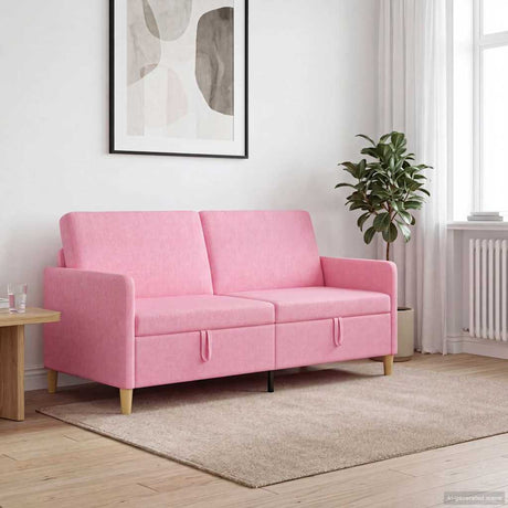 Vidaxl bank met opslag roze 172 x 78 x 87 cm polyester