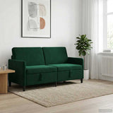 Vidaxl bank met opslag donkergroen 172 x 78 x 87 cm polyester