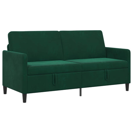 Vidaxl bank met opslag donkergroen 172 x 78 x 87 cm polyester