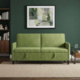 Vidaxl bank met opslag lichtgroen 172 x 78 x 87 cm polyester