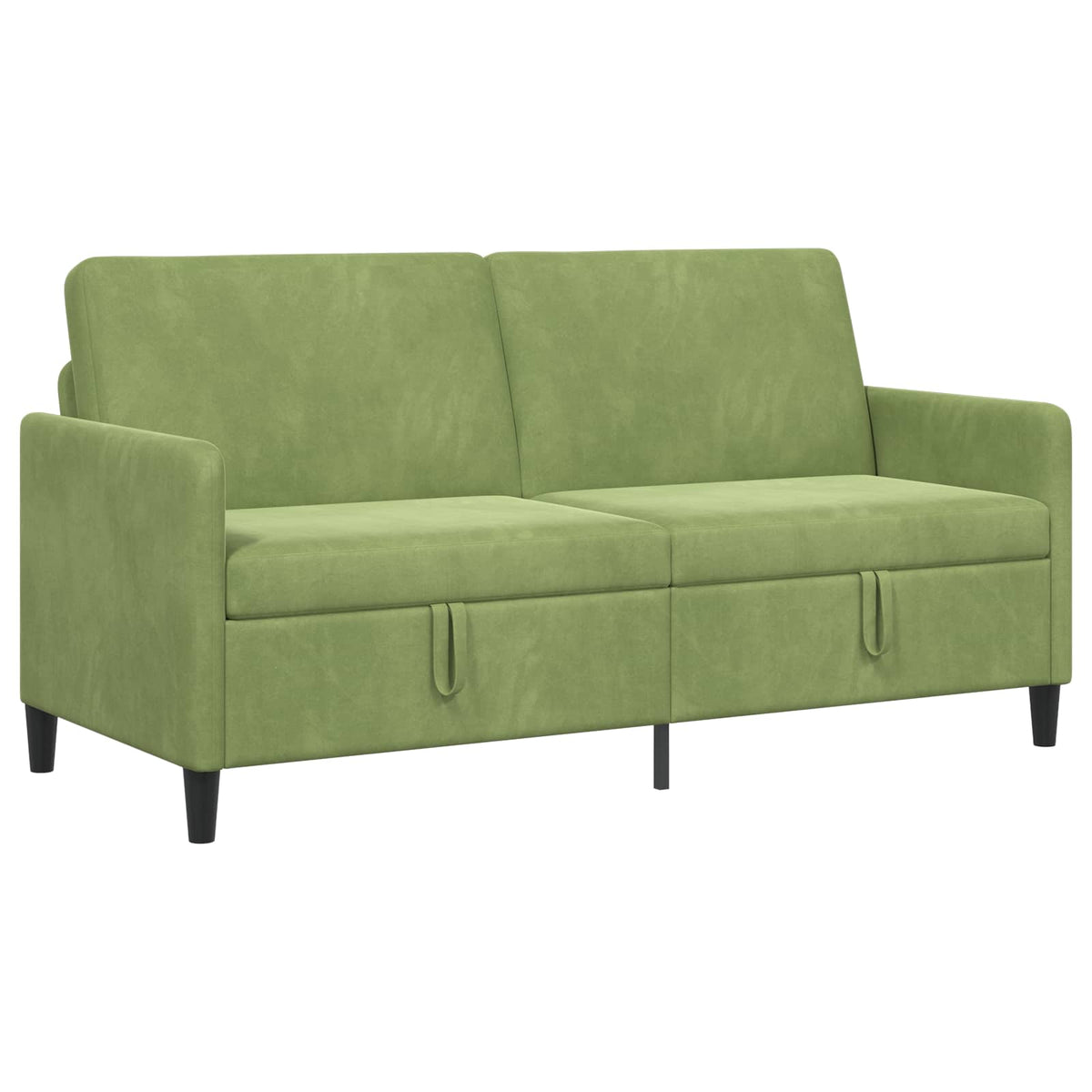 Vidaxl bank met opslag lichtgroen 172 x 78 x 87 cm polyester
