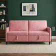 Vidaxl bank met opslag roze 172 x 78 x 87 cm polyester