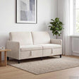 Vidaxl bank met opslag crèmekleurig 172 x 78 x 87 cm polyester