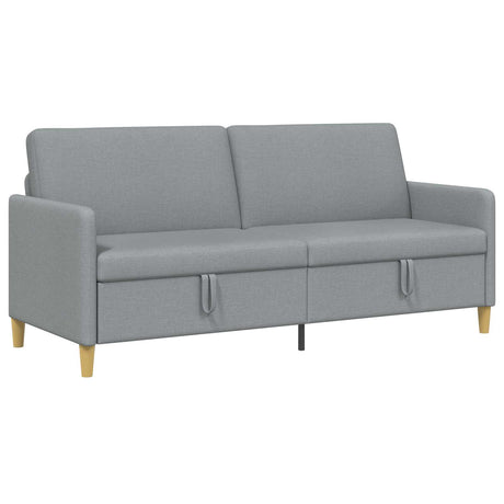 Vidaxl bank met opslag lichtgrijs 192 x 78 x 87 cm polyester