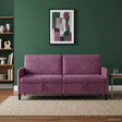 Vidaxl bank met opslag paars 192 x 78 x 87 cm polyester