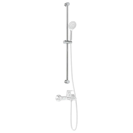 Vidaxl douchkop houder chroom 100 cm roestvrij staal