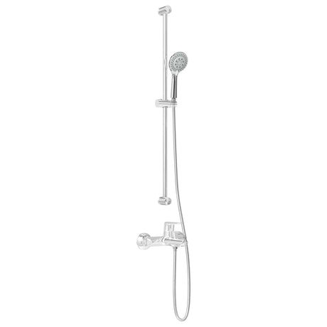 Vidaxl doucheset chroom 150 cm roestvrij staal