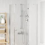 Vidaxl doucheset chroom 150 cm roestvrij staal