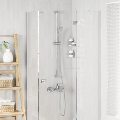 Vidaxl doucheset chroom 150 cm roestvrij staal
