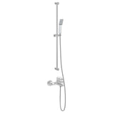 Vidaxl doucheset chroom 150 cm roestvrij staal