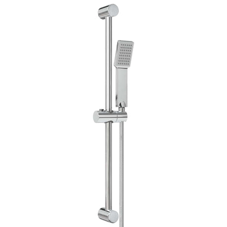 Vidaxl douchesysteem set chroom 70 cm roestvrij staal