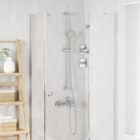 Vidaxl douchesysteem set chroom 100 cm roestvrij staal