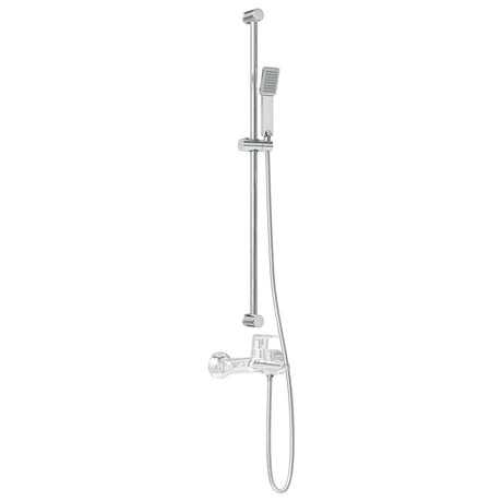 Vidaxl douchesysteem set chroom 100 cm roestvrij staal