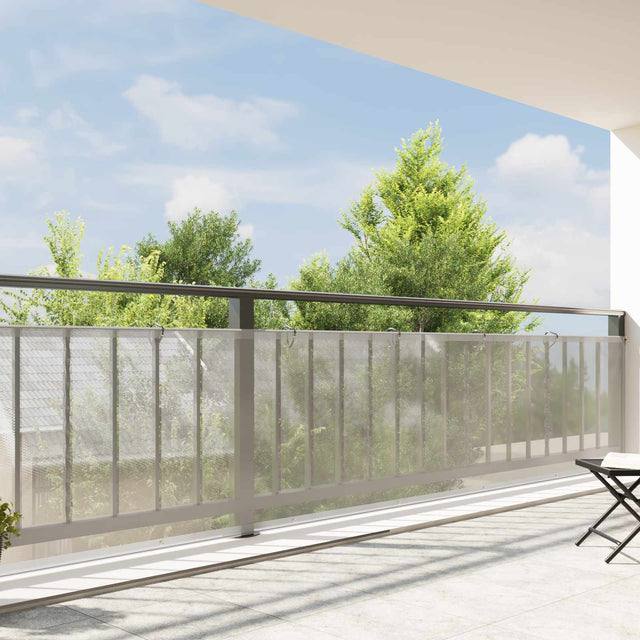 Vidaxl plantenhoes transparant 1 x 12 m pe