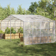Vidaxl plantenhoes transparant 5 x 8 m pe