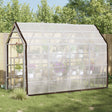 Vidaxl plantenhoes doorzichtig 3 x 4 m pe