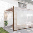 Vidaxl plantenhoes doorzichtig 8 x 12 m pe