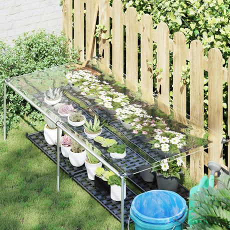 Vidaxl plantenhoes transparant 1 x 2 m pvc