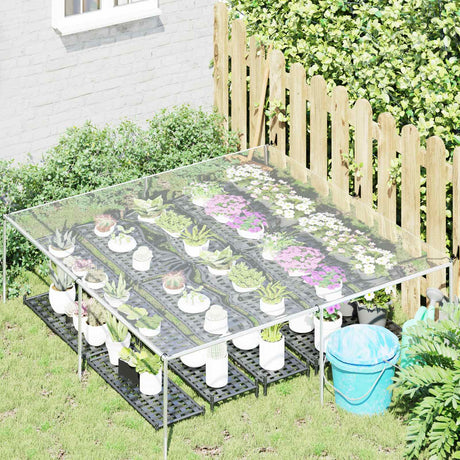 Vidaxl plantenhoes transparant 2 x 2 m pvc