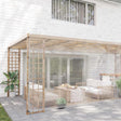Vidaxl plantenhoes transparant 6 x 8 m pvc