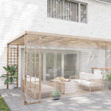 Vidaxl plantenhoes transparant 6 x 8 m pvc