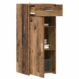 Vidaxl opbergkast oud hout 40 x 42,5 x 93 cm bewerkt hout