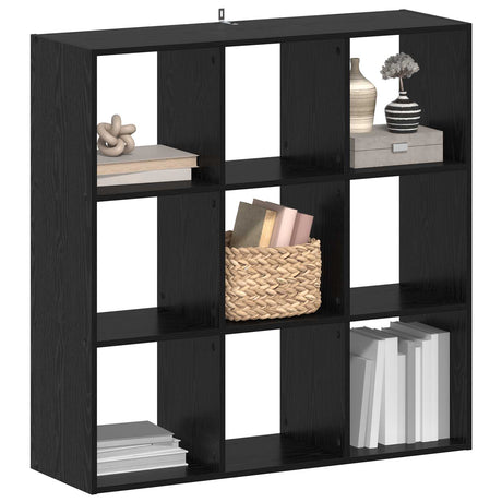 Vidaxl boekenkast zwart eiken 102 x 32 x 102 cm