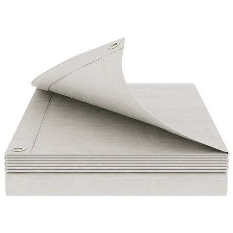 Vidaxl zeil met oogjes wit 4 x 8 m 90 gsm pe