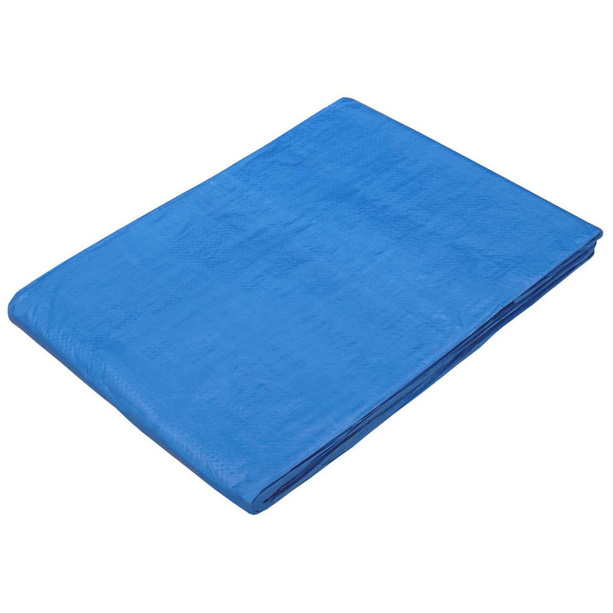 Vidaxl zeil met oogjes blauw 6 x 10 m 90 gsm pe