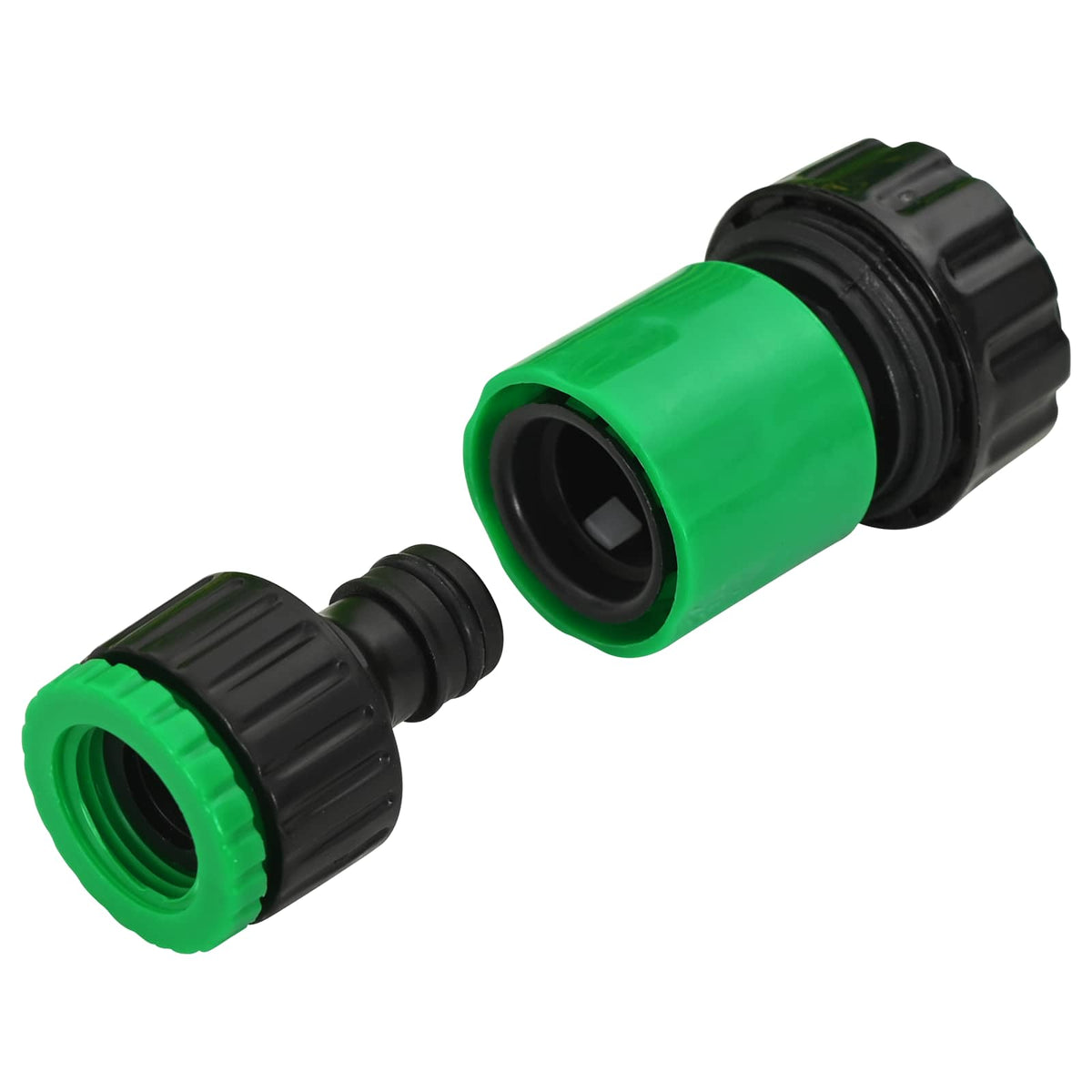 Vidaxl tuinslang 5-lags groen en geel 3 4'' 10 m pvc