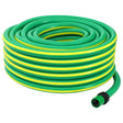 Vidaxl tuinslang 5-lags groen en geel 3 4'' 10 m pvc