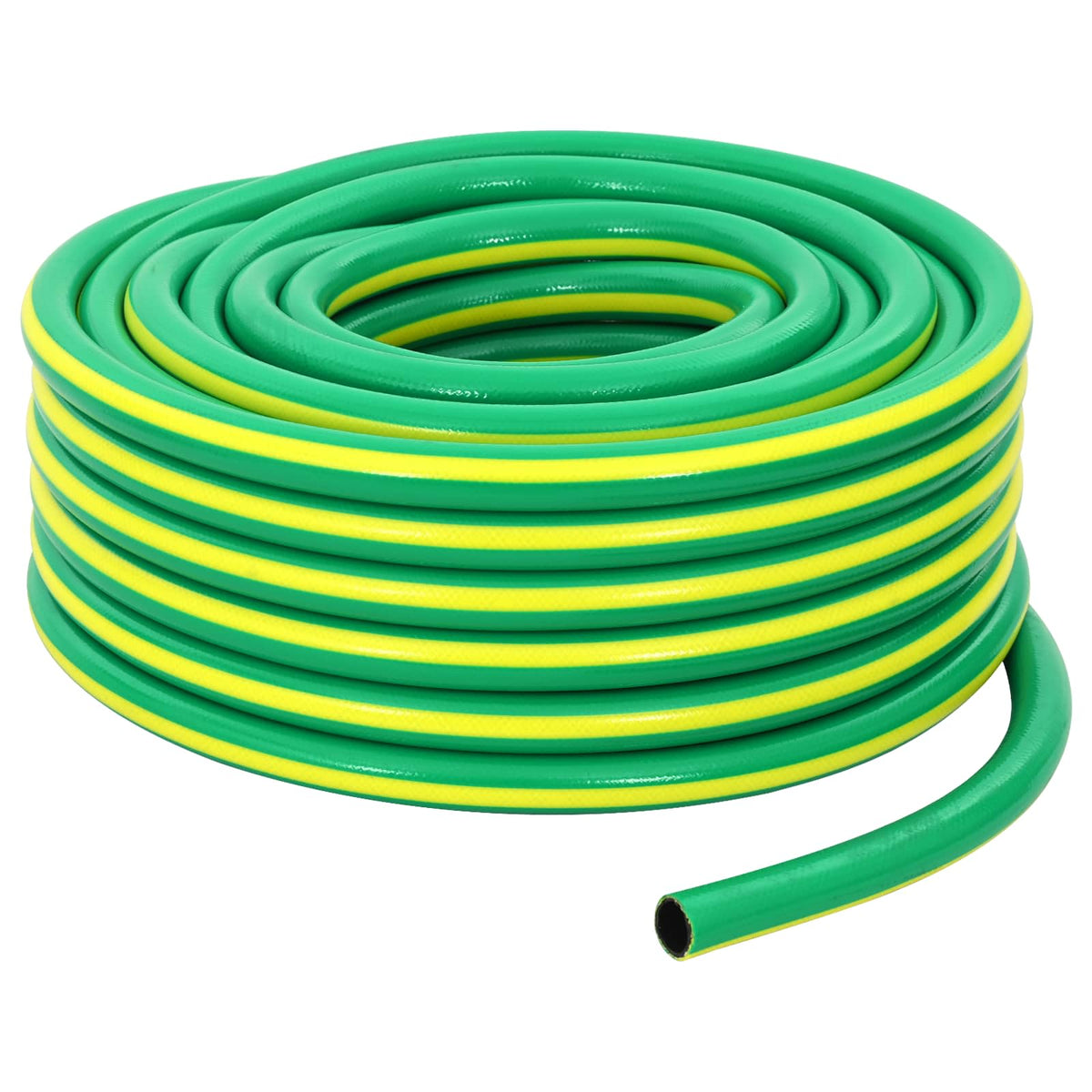 Vidaxl tuinslang 5-lags groen en geel 1 20 m pvc
