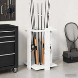 Vidaxl hengelhouder bewerkt hout 42 x 43 x 60 cm hoogglans wit