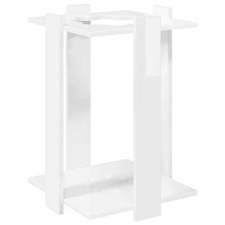 Vidaxl hengelhouder bewerkt hout 42 x 43 x 60 cm hoogglans wit