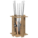 Vidaxl hengelhouder bewerkt hout 42 x 43 x 60 cm artisanaal eiken
