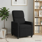 Vidaxl relaxfauteuil zwart stof
