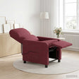 Vidaxl relaxfauteuil wijnrood stof