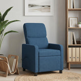 Vidaxl relaxfauteuil blauw stof