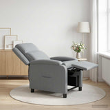 Vidaxl relaxfauteuil lichtgrijs stof